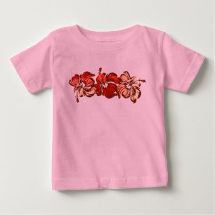 T-shirt Pour Bébé Aquarelle Hibiscus Infants Tee