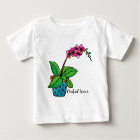 Aquarelle Plante Orchidée En Beau Pot