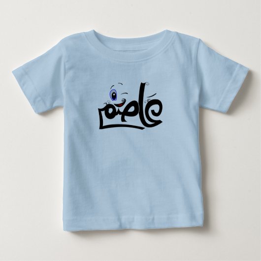 T-shirt Pour Bébé arabe nommé de calligraphie d'asim (Devant)