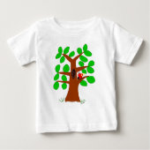 T-shirt Pour Bébé arbre (Devant)