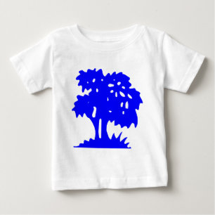 T-shirt Pour Bébé Arbre à dessin - Bleu