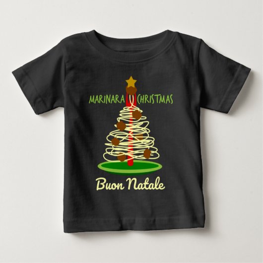 T-shirt Pour Bébé Arbre à spaghettis de Marinara (Devant)