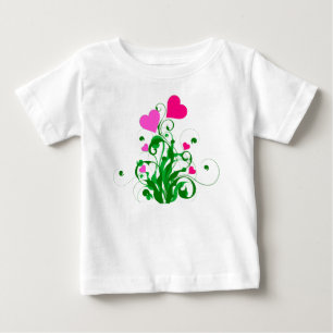 T-shirt Pour Bébé Arbre de coeurs d'amour-46555