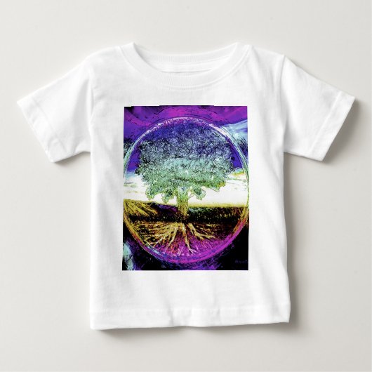 T-shirt Pour Bébé Arbre de la vie paisible de la vie (Devant)
