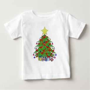 T-shirt Pour Bébé Arbre de Noël