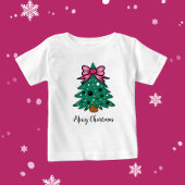 T-shirt Pour Bébé Arbre de Noël