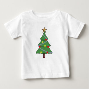 T-shirt Pour Bébé Arbre de Noël adorable