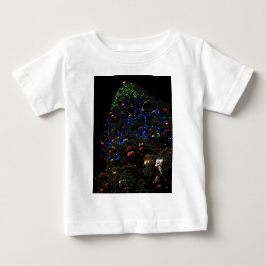 T-shirt Pour Bébé Arbre de Noël géant II (Devant)