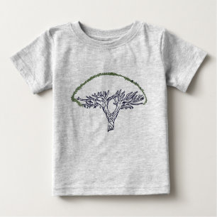 T-shirt Pour Bébé Arbre, Socotra Dragon Tree Dessin Boitier
