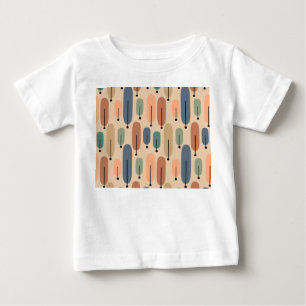 T-shirt Pour Bébé Arbres atomiques rétro