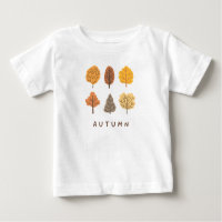 Arbres d'automne minimalistes