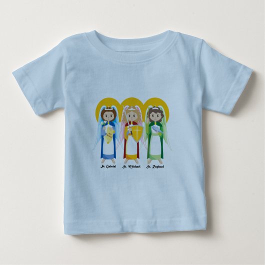 T-shirt Pour Bébé Archanges (Devant)
