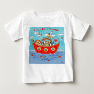 T-shirt Pour Bébé Arche de Noé personnalisée