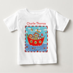 T-shirt Pour Bébé Arche de Noé personnalisée