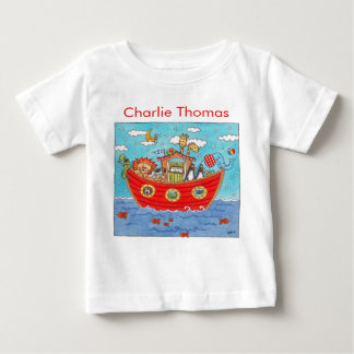T-shirt Pour Bébé Arche de Noé personnalisée