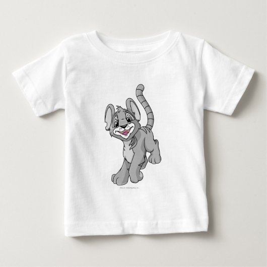 T-shirt Pour Bébé Argent de Kougra (Devant)