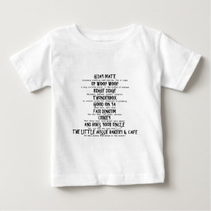 T-shirt Pour Bébé Argot australien