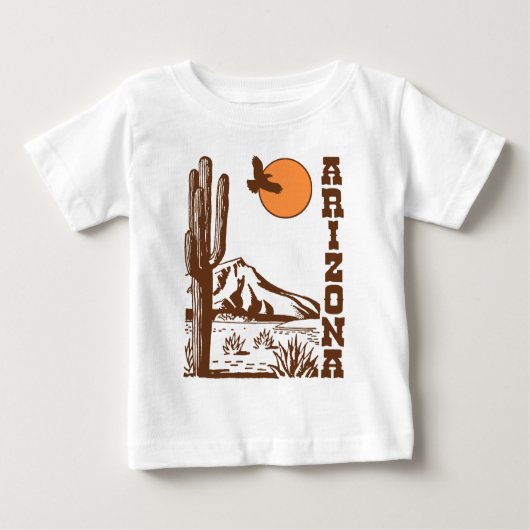 T-shirt Pour Bébé Arizona (Devant)