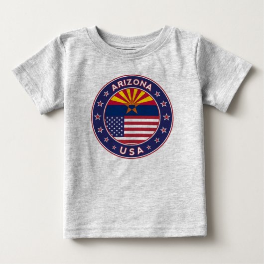 T-shirt Pour Bébé Arizona (Devant)