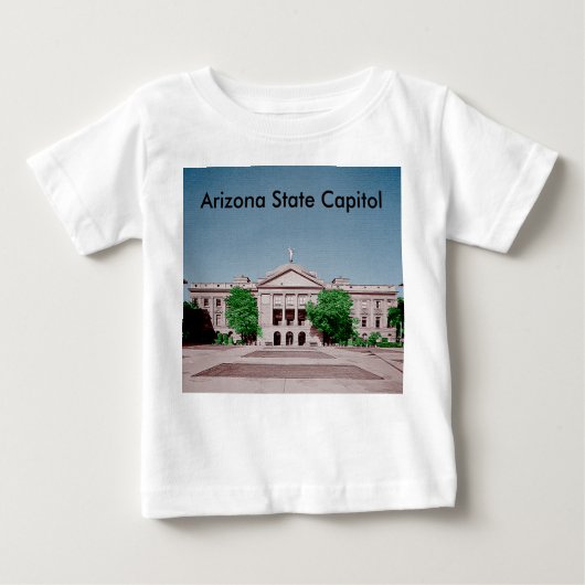 T-shirt Pour Bébé Arizona State Capitol teintée colorée (Devant)