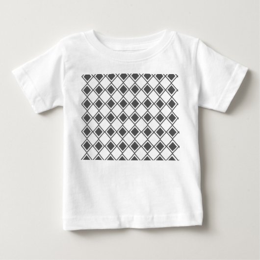 T-shirt Pour Bébé Arlequin gris (Devant)