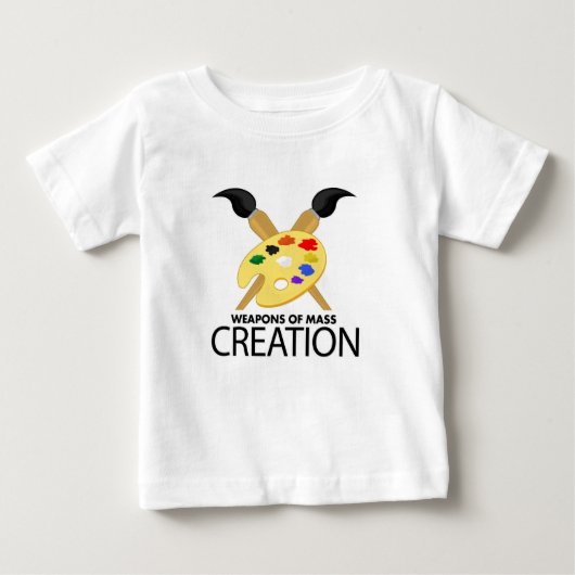 T-shirt Pour Bébé Armes de création massive (Devant)