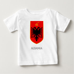 T-shirt Pour Bébé Armoiries albanaises Patrimoine national Art