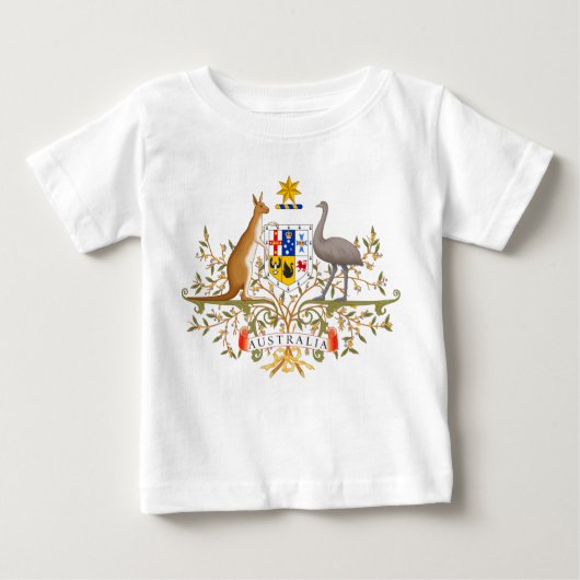 T-shirt Pour Bébé Armoiries de l'Australie (Devant)