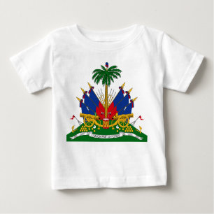 T-shirt Pour Bébé Armoiries haïtiennes (Haïti)