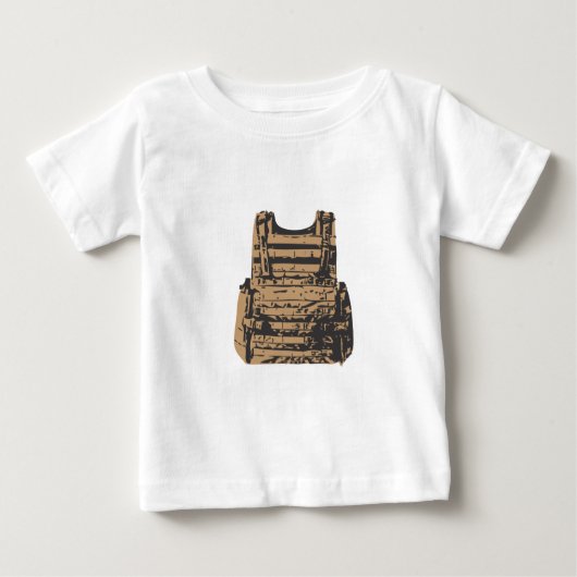 T-shirt Pour Bébé Armure pour corps intégrée (Devant)
