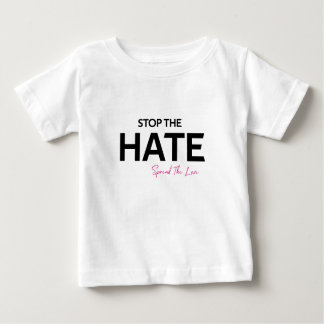 T-SHIRT POUR BÉBÉ ARRÊTEZ LA HAINE ASIATIQUE DE PROPAGER L'AMOUR !