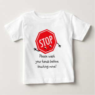 T-shirt Pour Bébé Arrêtez lavent svp la chemise (Longsleeve)