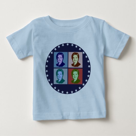 T-SHIRT POUR BÉBÉ ART 2016 DE HILLARY POP (Devant)