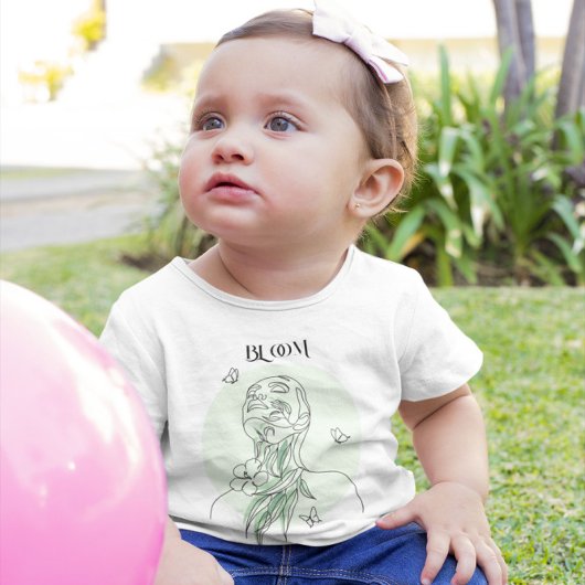 T-shirt Pour Bébé Art Abstrait, Tons Terre