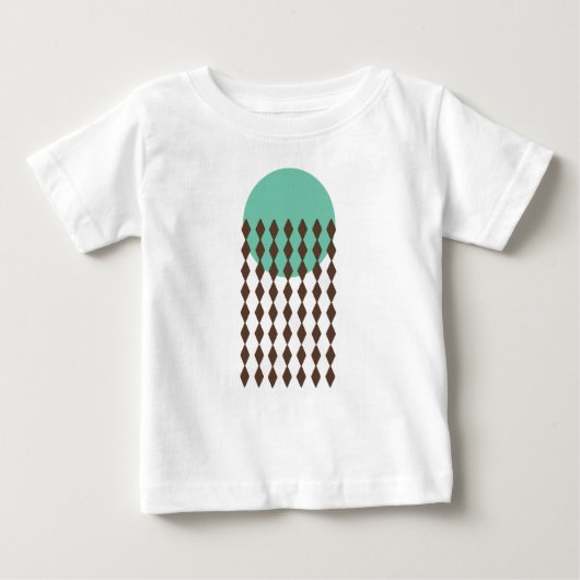 T-shirt Pour Bébé Art circulaire (Devant)