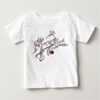 T-shirt Pour Bébé Art de calligraphie "Annu"