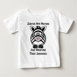 T-shirt Pour Bébé Art de zèbre