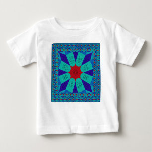 T-shirt Pour Bébé Art Égyptien Ancien : Un Mandala Vibrant.