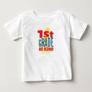 T-shirt Pour Bébé Art graphique de 1ère année Be Kind