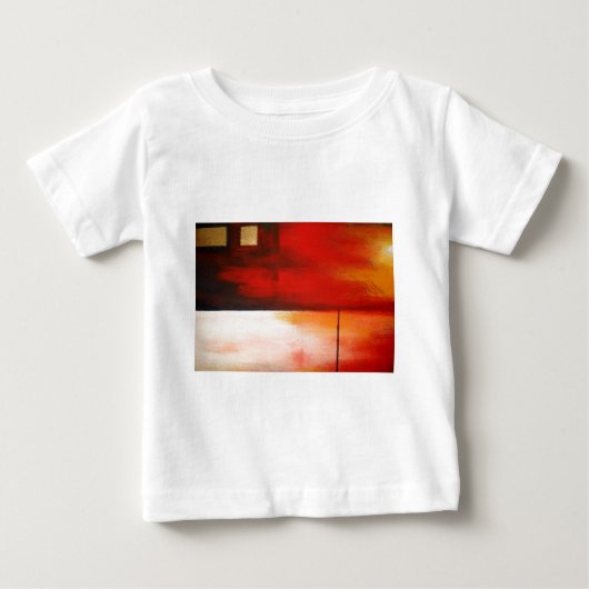 T-shirt Pour Bébé Art peinture Abstrait original (Devant)