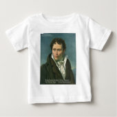 T-shirt Pour Bébé Arthur Schopenhauer "Nations Ridicule" Don de devi (Devant)