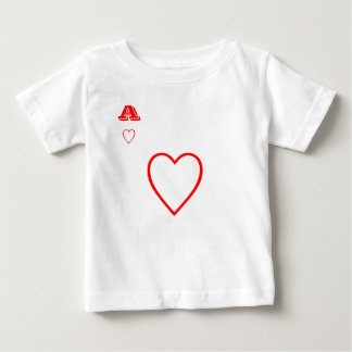 T-shirt Pour Bébé As de chemise de coeurs