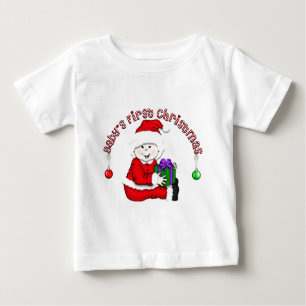 T-shirt Pour Bébé Asiatique Elf Baby 1er Noël