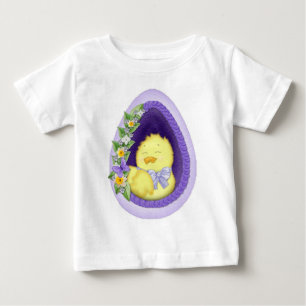 T-shirt Pour Bébé Assis Joli oeuf de fenêtre