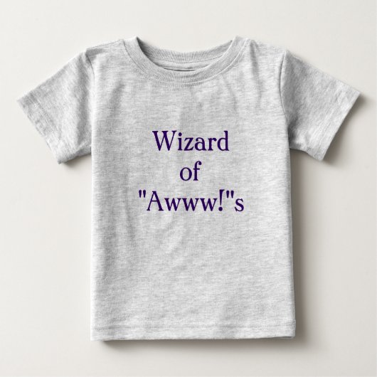 T-shirt Pour Bébé Assistant de "Awww!" (Devant)