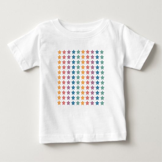 T-shirt Pour Bébé Astrologie, Stars Rétro (Devant)