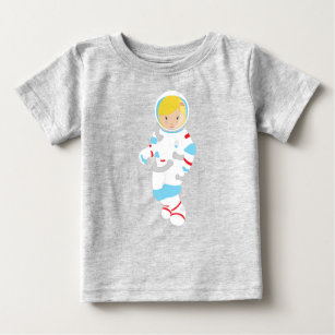 T-shirt Pour Bébé Astronaute, Cosmonaute, Vol spatial, Mignonne fill