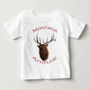 T-shirt Pour Bébé Attitude du Montana