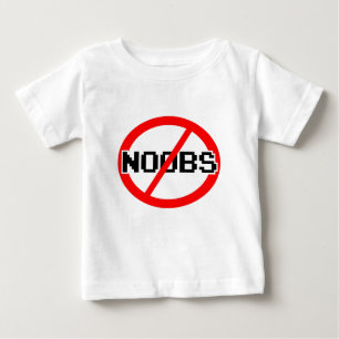 T-shirt Pour Bébé AUCUN NOOBS - singe du geek/hacker/pc/code