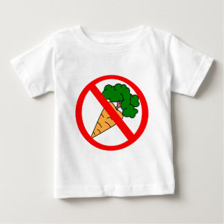 T-shirt Pour Bébé Aucunes carottes !